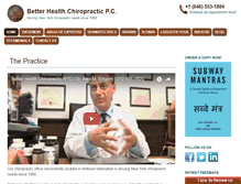 Tablet Screenshot of chiropracticnyc.com